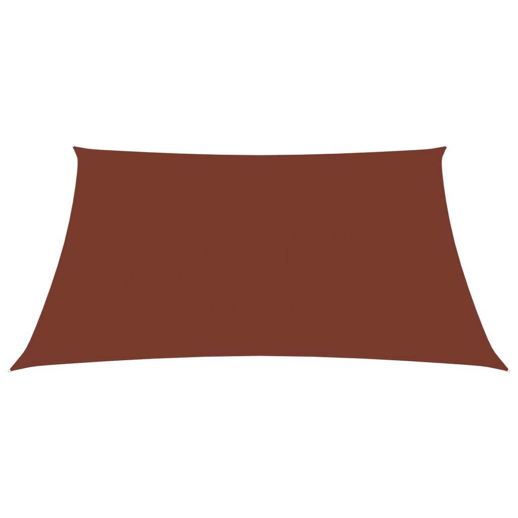 Vidaxl zonnescherm rechthoekig 2,5x3,5 m oxford stof terracottakleurig