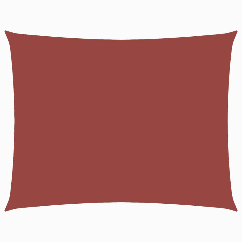 Vidaxl zonnescherm rechthoekig 3,5x4,5 m oxford stof terracottakleurig