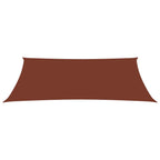 Vidaxl zonnescherm rechthoekig 4x7 m oxford stof terracottakleurig