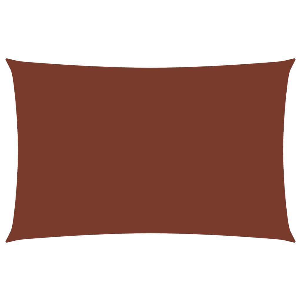 Vidaxl zonnescherm rechthoekig 6x8 m oxford stof terracottakleurig
