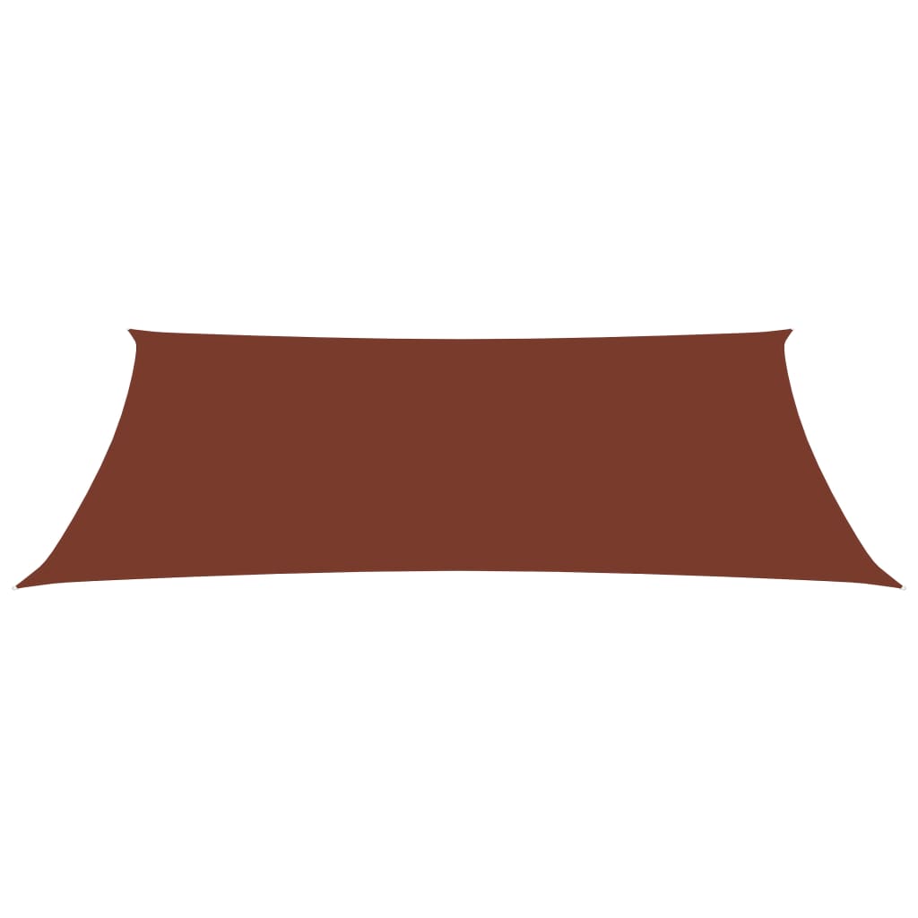 Vidaxl zonnescherm rechthoekig 6x8 m oxford stof terracottakleurig