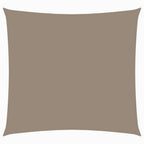 Vidaxl zonnescherm vierkant 4,5x4,5 m oxford stof taupe