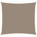 Vidaxl zonnescherm vierkant 7x7 m oxford stof taupe