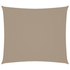 Vidaxl zonnescherm rechthoekig 2x2,5 m oxford stof taupe