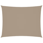 Vidaxl zonnescherm rechthoekig 2x3,5 m oxford stof taupe