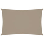 Vidaxl zonnescherm rechthoekig 2x4,5 m oxford stof taupe