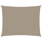 Vidaxl zonnescherm rechthoekig 2,5x3,5 m oxford stof taupe