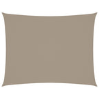 Vidaxl zonnescherm rechthoekig 2,5x4 m oxford stof taupe