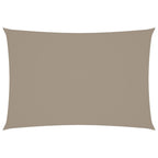 Vidaxl zonnescherm rechthoekig 2,5x4,5 m oxford stof taupe