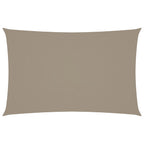 Vidaxl zonnescherm rechthoekig 2,5x5 m oxford stof taupe