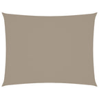 Vidaxl zonnescherm rechthoekig 3x4 m oxford stof taupe