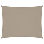 Vidaxl zonnescherm rechthoekig 3x4,5 m oxford stof taupe