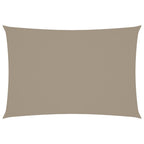 Vidaxl zonnescherm rechthoekig 3x5 m oxford stof taupe