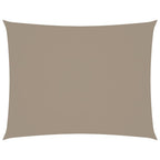 Vidaxl zonnescherm rechthoekig 3,5x4,5 m oxford stof taupe