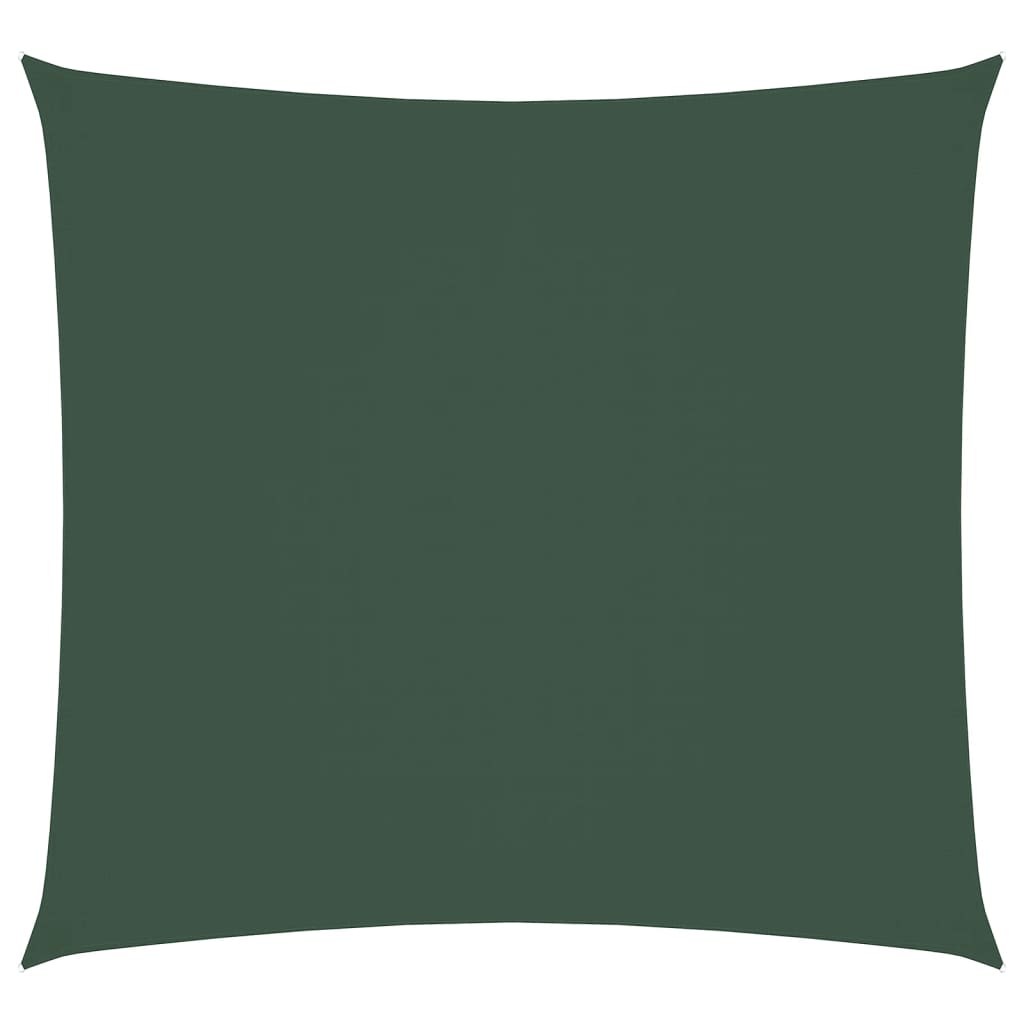 Vidaxl zonnescherm vierkant 2,5x2,5 m oxford stof donkergroen