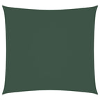 Vidaxl zonnescherm vierkant 3x3 m oxford stof donkergroen
