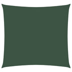 Vidaxl zonnescherm vierkant 4,5x4,5 m oxford stof donkergroen