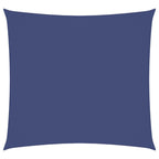 Vidaxl zonnescherm vierkant 5x5 m oxford stof blauw