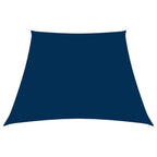 VidaXL Zonnezeil trapezium 2 4x3 m oxford stof blauw