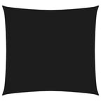 Vidaxl zonnescherm vierkant 5x5 m oxford stof zwart
