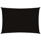 Vidaxl zonnescherm rechthoekig 2,5x4,5 m oxford stof zwart