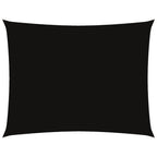 Vidaxl zonnescherm rechthoekig 3x4 m oxford stof zwart