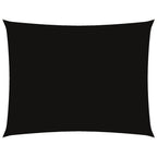 Vidaxl zonnescherm rechthoekig 5x6 m oxford stof zwart
