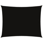 Vidaxl zonnescherm rechthoekig 6x7 m oxford stof zwart