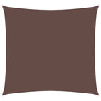 Vidaxl zonnescherm vierkant 2,5x2,5 m oxford stof bruin
