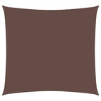 Vidaxl zonnescherm vierkant 4,5x4,5 m oxford stof bruin
