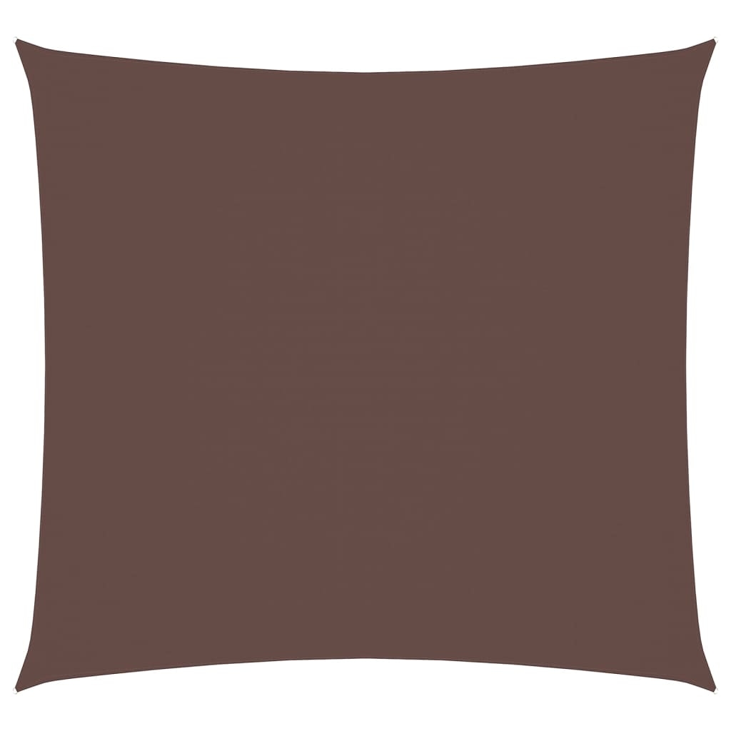 Vidaxl zonnescherm vierkant 7x7 m oxford stof bruin