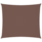 Vidaxl zonnescherm rechthoekig 2x2,5 m oxford stof bruin