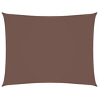 Vidaxl zonnescherm rechthoekig 2,5x3,5 m oxford stof bruin