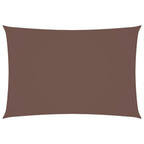 Vidaxl zonnescherm rechthoekig 2,5x4,5 m oxford stof bruin