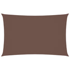 Vidaxl zonnescherm rechthoekig 2,5x5 m oxford stof bruin
