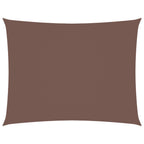 Vidaxl zonnescherm rechthoekig 3x4,5 m oxford stof bruin