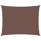 Vidaxl zonnescherm rechthoekig 3,5x5 m oxford stof bruin