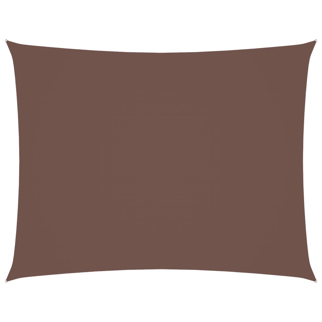 Vidaxl zonnescherm rechthoekig 5x6 m oxford stof bruin