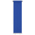 VidaXL Rolgordijn voor buiten 60x230 cm HDPE blauw