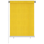 VidaXL Rolgordijn voor buiten 100x140 cm HDPE geel