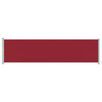 Vidaxl tuinscherm uittrekbaar 600x160 cm rood