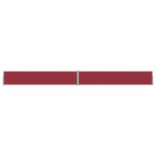 Vidaxl tuinscherm uittrekbaar 140x1200 cm rood
