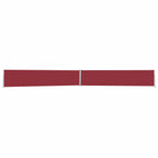 Vidaxl tuinscherm uittrekbaar 170x1200 cm rood