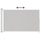 Vidaxl tuinscherm uittrekbaar 180x300 cm crèmekleurig