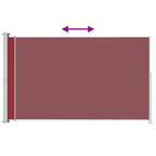 Vidaxl tuinscherm uittrekbaar 200x300 cm rood