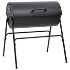 Vidaxl barbecuevat met 2 kookroosters 80x95x90 cm staal zwart