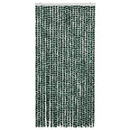 Vidaxl vliegengordijn 100x220 cm chenille groen en wit