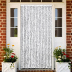 Vidaxl vliegengordijn 90x220 cm chenille licht- en donkergrijs