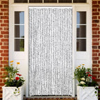 Vidaxl vliegengordijn 100x220 cm chenille licht- en donkergrijs