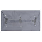 Vidaxl tuinwagenvoering 81x41x21 cm stof donkergrijs